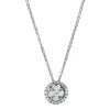 Collier 750/18K Weissgold Diamant 0.3ct.