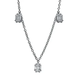 Collier 750/18K Weissgold Diamant 2.23ct.