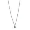 Collier 750/18K Weissgold Diamant 0.17ct.
