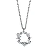 Collier 750/18K Weissgold Diamant 0.48ct.