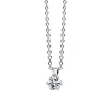 Collier 750/18K Weissgold Diamant 0.07ct. 42 cm