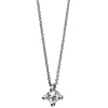 Collier 585/14K Weissgold Diamant 0.15ct.