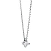 Collier 585/14K Weissgold Diamant 0.1ct.