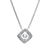 Collier 585/14K Weissgold Diamant 0.18ct.