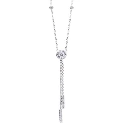 Collier 750/18K Weissgold Diamant 0.51ct.