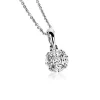 Collier 750/18K Weissgold Diamant 0.22ct.