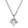 Collier 585/14K Weissgold Diamant 0.25ct.