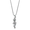 Collier 750/18K Weissgold Diamant 0.34ct. 42 cm