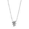 Collier 750/18K Weissgold Diamant 1.01ct. 45 cm