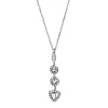 Collier 750/18K Weissgold Diamant 0.28ct. 45 cm