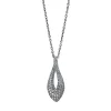 Collier 750/18K Weissgold Diamant 0.75ct. 40 cm