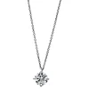 Collier 750/18K Weissgold Diamant 1ct. 45 cm