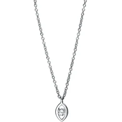 Collier 750/18K Weissgold Diamant 0.07ct. 42 cm