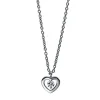Collier 750/18K Weissgold Diamant 0.05ct. 42 cm