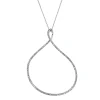 Collier 750/18K Weissgold Diamant 0.6ct.