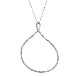 Collier 750/18K Weissgold Diamant 0.6ct.