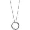 Collier 585/14K Weissgold Diamant 0.08ct.