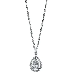 Collier 750/18K Weissgold Diamant 0.64ct.
