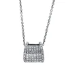 Collier 750/18K Weissgold Diamant 1.42ct. 40 cm