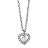 Collier 750/18K Weissgold Diamant 0.09ct. 42 cm