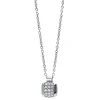 Collier 750/18K Weissgold Diamant 0.17ct.