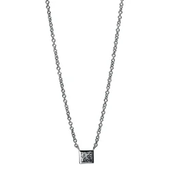 Collier 750/18K Weissgold Diamant 0.19ct.