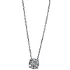 Collier 750/18K Weissgold Diamant 0.41ct. 40 cm