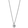 Collier 750/18K Weissgold Diamant 0.07ct. 42 cm