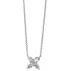 Collier 750/18K Weissgold Diamant 1.23ct. 45 cm
