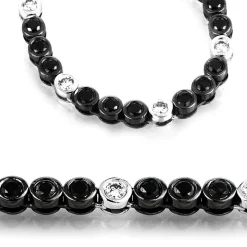 Collier 750/18K Weissgold Diamant 4.21ct. 43 cm