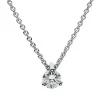 Collier 750/18K Weissgold Diamant 0.25ct. 42 cm