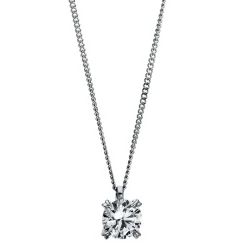 Collier 750/18K Weissgold/Platin 950 Diamant 0.5ct.