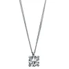 Collier 750/18K Weissgold/Platin 950 Diamant 0.5ct.