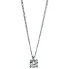 Collier 750/18K Weissgold/Platin 950 Diamant 0.3ct.