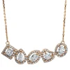 Collier 750/18K Weissgold/Rotgold Diamant 1.23ct.