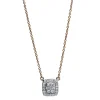 Collier 750/18K Weissgold/Rotgold Diamant 0.16ct.