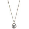 Collier 750/18K Weissgold/Rotgold Diamant 0.27ct.