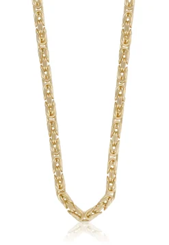 Collier Königskette klassisch Gelbgold 750, 4mm, 45cm