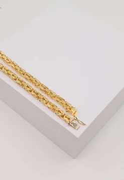 Collier Königskette klassisch Gelbgold 750, 4mm, 45cm