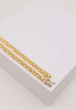 Collier Königskette klassisch Gelbgold 750, 3.5mm, 60cm