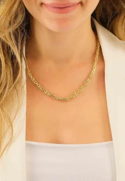 Collier Königskette klassisch Gelbgold 750, 4mm, 45cm