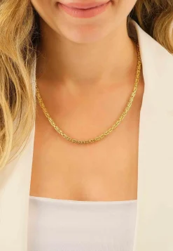 Collier Königskette klassisch Gelbgold 750, 3.5mm, 60cm