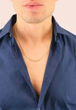 Collier Königskette klassisch Gelbgold 750, 2mm, 50cm