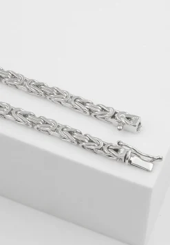 Collier Königskette Weissgold 750, 2.9mm, 45cm