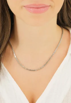 Collier Königskette Weissgold 750, 2.3mm, 45cm