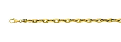 Collier Navette Gelbgold 750, 6.6x13.5mm, 50cm
