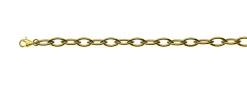 Collier Navette Gelbgold 750, 7.3x14.2mm, 45cm