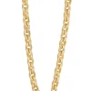 Collier Navette Gelbgold 750, 48cm, 9.5mm