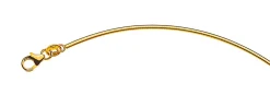Collier Omega Glied Gelbgold 750 Double Face matt/glanz 1,4mm, 42cm