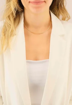 Collier Omega Glied Gelbgold 750, 1.4mm, 50cm